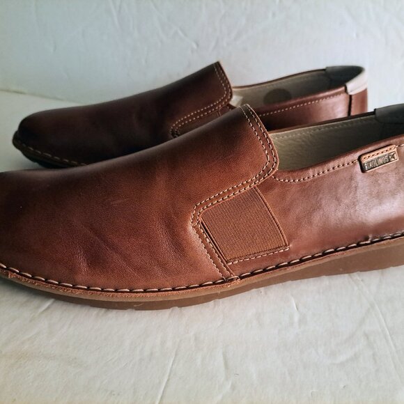 PIKOLINOS Brown Leather Slip-On Loafers Mens US 10 EU 43 main image 9